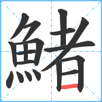 鯺笔顺分解图片19