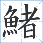 鯺笔顺分解图片20