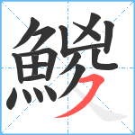 鯼笔顺分解图片19