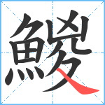 鯼笔顺分解图片20