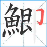 鯽笔顺分解图片17