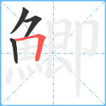 鯽笔顺分解图片4