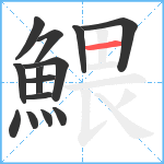 鰃笔顺分解图片14