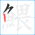 鰃笔顺分解图片3