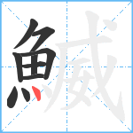 鰄笔顺分解图片10