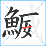 鰄笔顺分解图片17