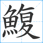 鰒笔顺分解图片21