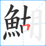 鰗笔顺分解图片15