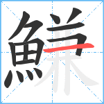 鰜笔顺分解图片16