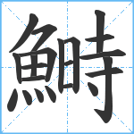 鰣笔顺分解图片22