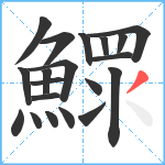 鰥笔顺分解图片20