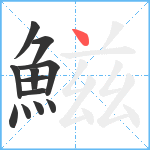 鰦笔顺分解图片12