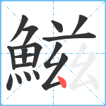 鰦笔顺分解图片17