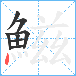 鰦笔顺分解图片8