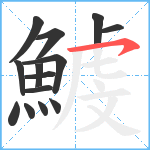 鰬笔顺分解图片14