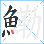 鰳笔顺分解图片10