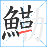 鰳笔顺分解图片19