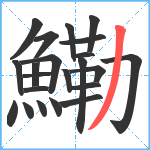 鰳笔顺分解图片22