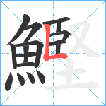 鰹笔顺分解图片17