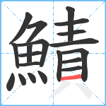 鰿笔顺分解图片20