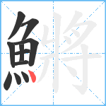 鱂笔顺分解图片11