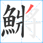 鱂笔顺分解图片16