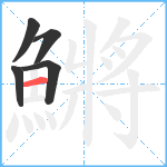 鱂笔顺分解图片5