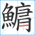 鱅笔顺分解图片21