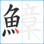 鱆笔顺分解图片11