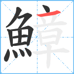 鱆笔顺分解图片13