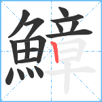 鱆笔顺分解图片17