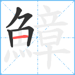 鱆笔顺分解图片5