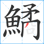 鱊笔顺分解图片19