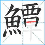 鱏笔顺分解图片20