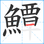 鱏笔顺分解图片21