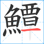 鱏笔顺分解图片22