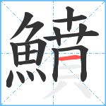 鱝笔顺分解图片19