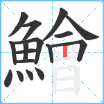 鱠笔顺分解图片17