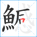 鱤笔顺分解图片16