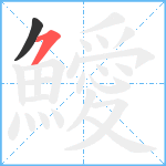 鱫笔顺分解图片2