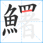 鱰笔顺分解图片16