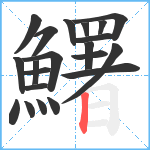 鱰笔顺分解图片21