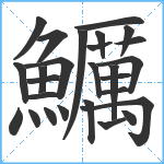 鱱笔顺分解图片27