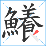 鱶笔顺分解图片25