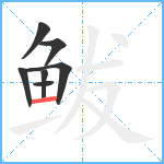 鲅笔顺分解图片7