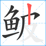 鲏笔顺分解图片11