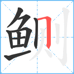 鲗笔顺分解图片10