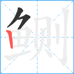 鲗笔顺分解图片3