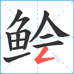 鲙笔顺分解图片13