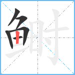 鲥笔顺分解图片6